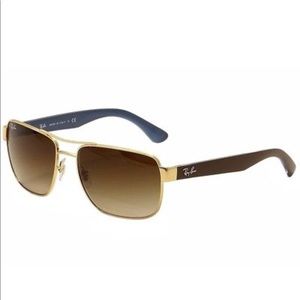 Ray Ban Squared Aviator Sunglasses